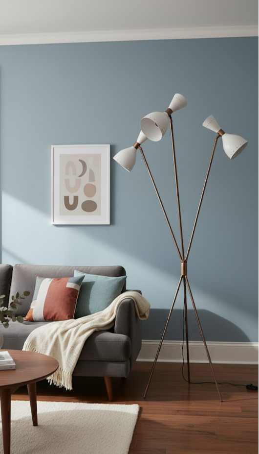 3 Arms Floor Light