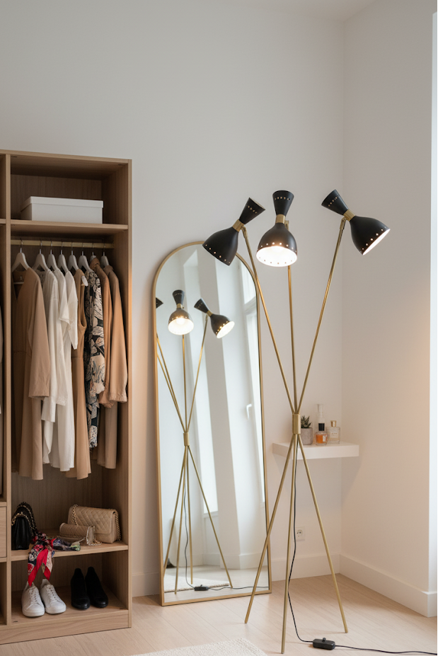 3 Arms Floor Light