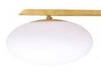 5 Light Globe Brass chandelier