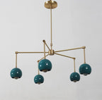 5 Light eyeball Shade Chandelier