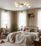 6 Globe Flush Mount Ceiling Light