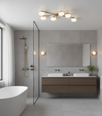 6 Globe Flush Mount Ceiling Light