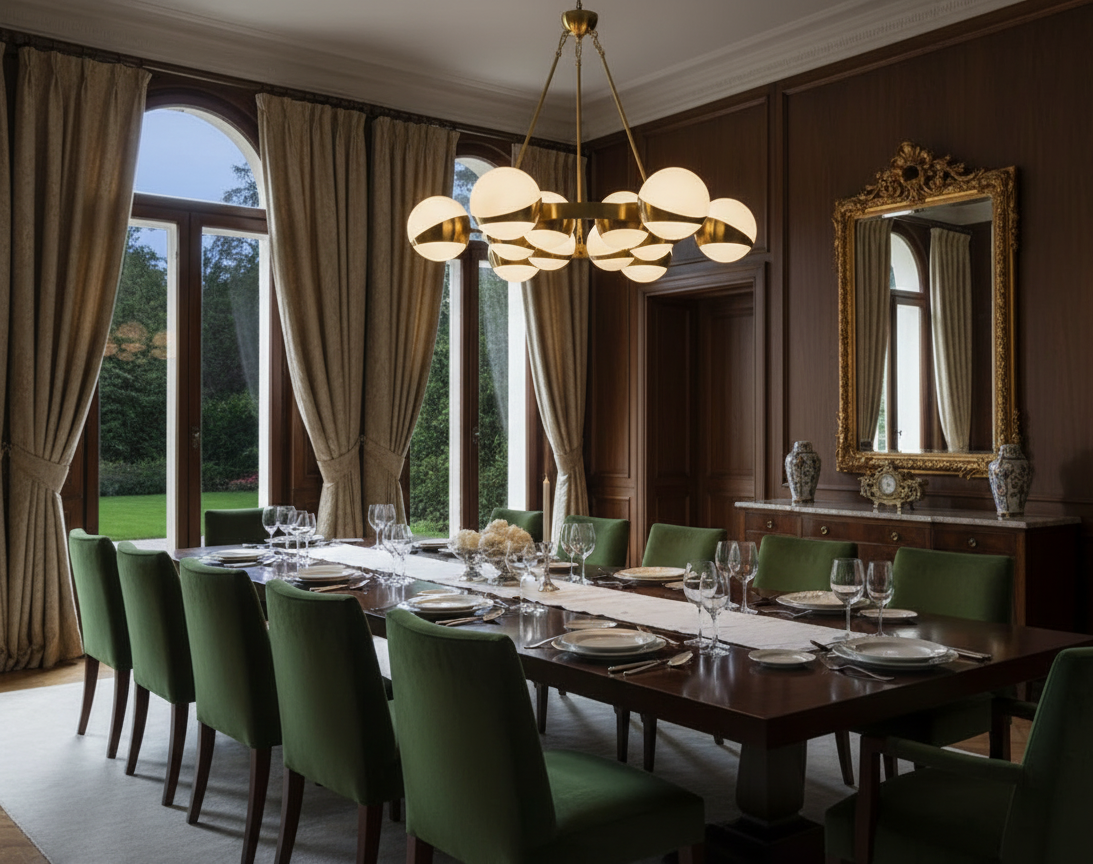12 Globe Chandelier