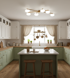 6 Globe Flush Mount Ceiling Light