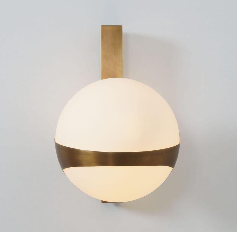Single Light Glass Globe