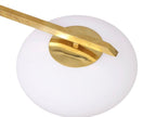 5 Light Globe Brass chandelier