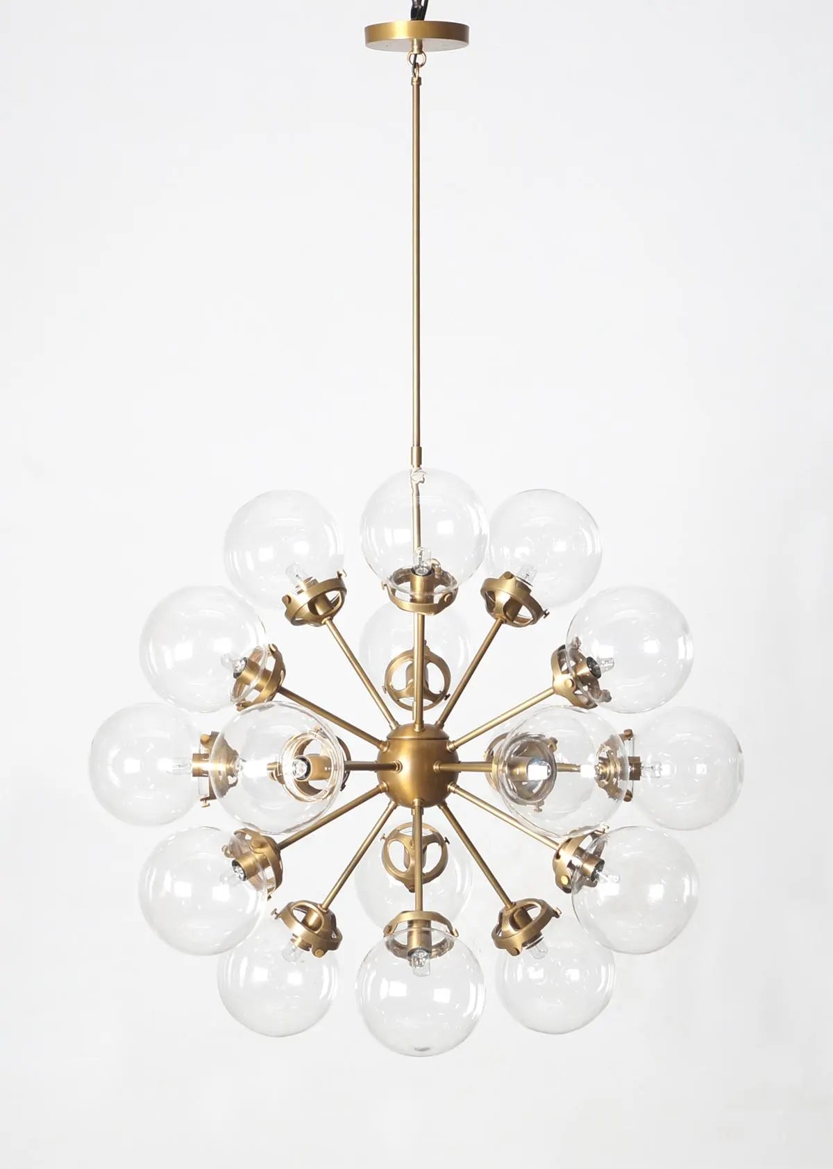 18 Light Brass Gorgeous Chandelier