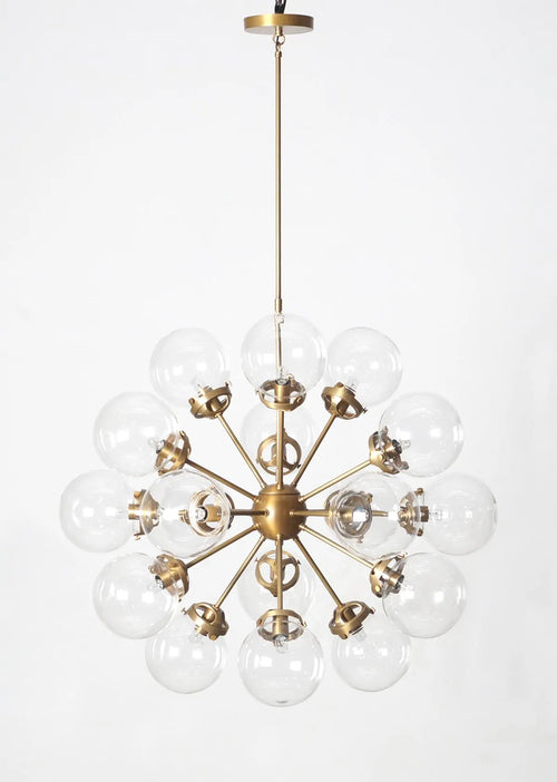 18 Light Brass Gorgeous Chandelier