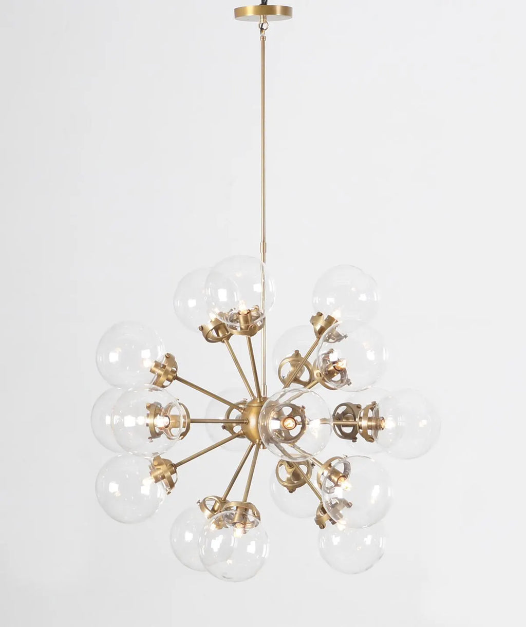 18 Light Brass Gorgeous Chandelier