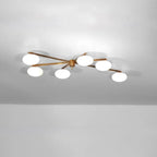 6 Globe Flush Mount Ceiling Light