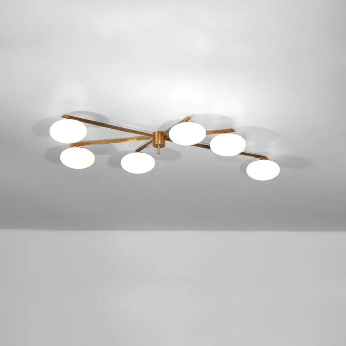 6 Globe Flush Mount Ceiling Light
