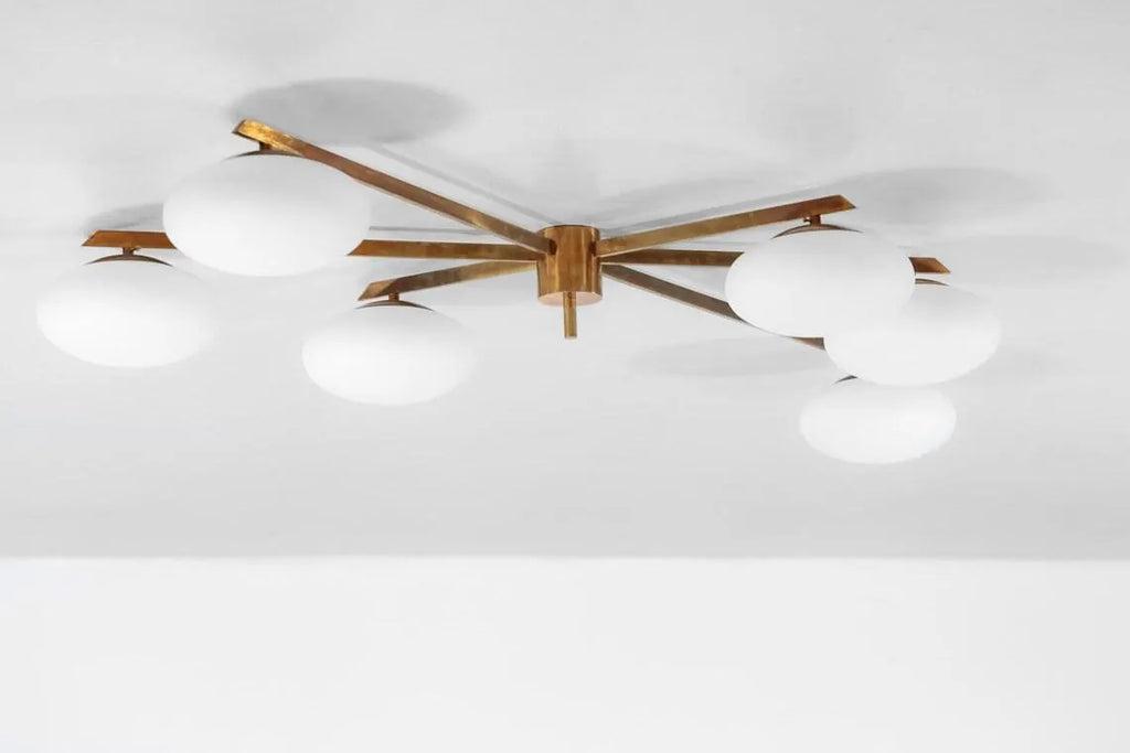 6 Globe Flush Mount Ceiling Light