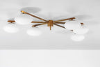 6 Globe Flush Mount Ceiling Light