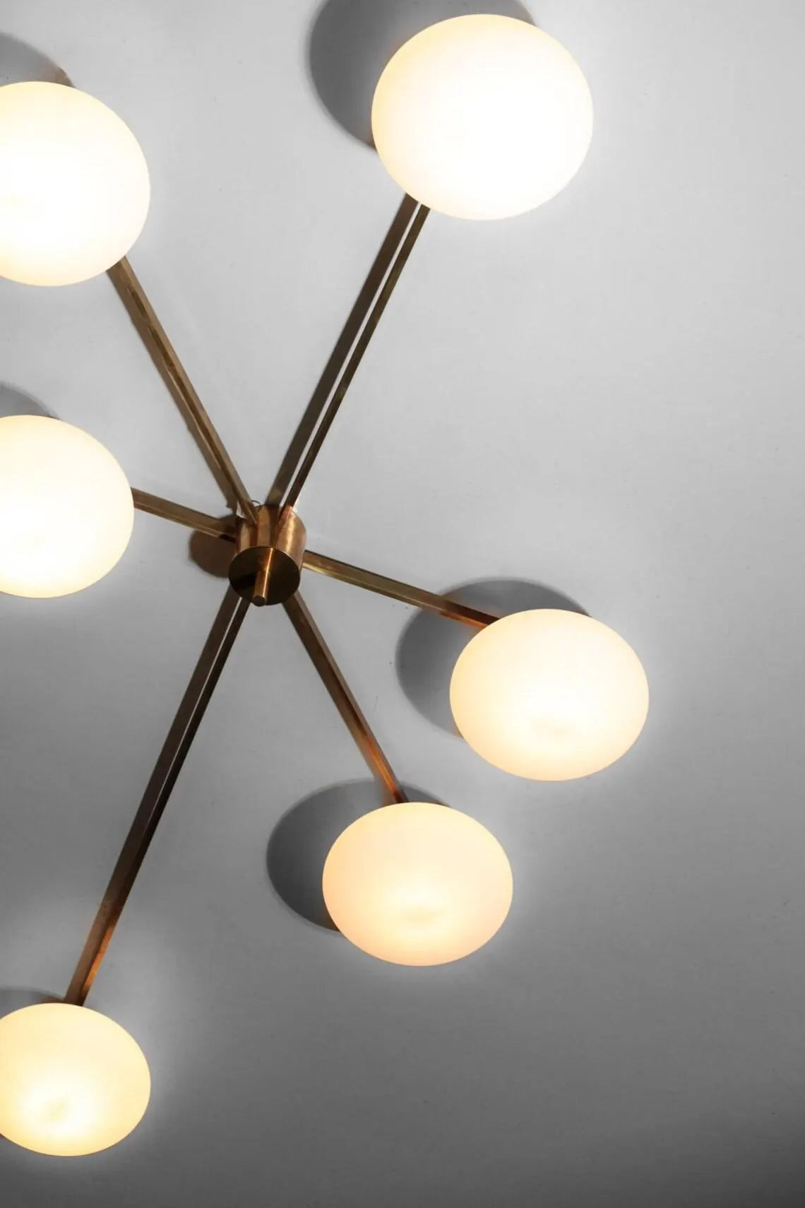 6 Globe Flush Mount Ceiling Light