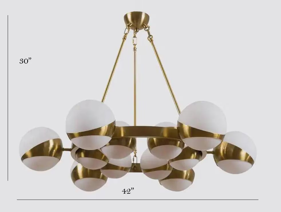 12 Globe Chandelier
