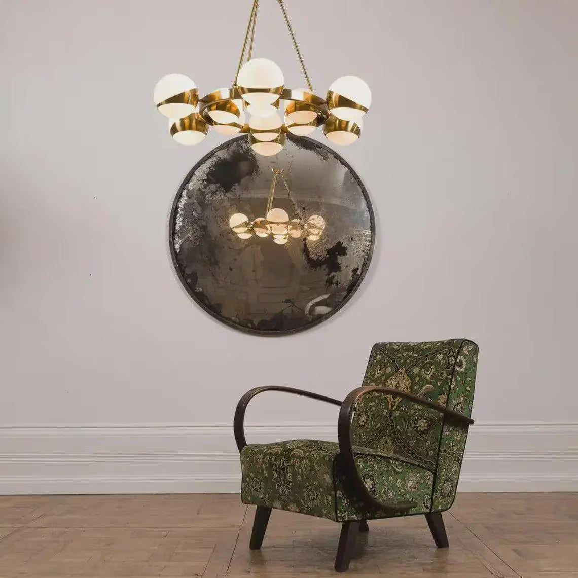12 Globe Chandelier
