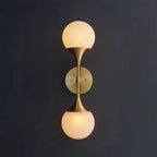 2 Globe Wall Lamp Light