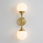2 Globe Wall Lamp Light